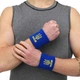 Напульсник спортивний махровий UKRAINE BC-9282 1шт Колір: Синій - зображення 2