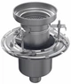 Двухкорпусный mini трап Dm160с (вертикальным/горизонтальным) выпуском DN50 (с сифоном, ситом и решеткой) - изображение 1