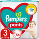 Підгузки-трусики Pampers Pants Розмір 3 (6-11 кг) 56 шт (8006540068663) - зображення 1