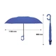 Парасолька навпаки Up-Brella 1166 Dark Blue - зображення 4