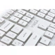 Клавиатура Vinga KB410 White (152680) - изображение 6