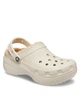 Женские сабо с мехом Crocs Classic Platform Lined Clog W 41 Бежевый 207938 - изображение 3