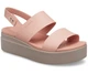 Босоножки Crocs Brooklyn Low Wedge 206453-6RT-W8 38-39 24.6 см Пудровые (206453-6RT) - изображение 5