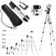Штатив для телефону та фотоапарата Tripod 3110 PRO портативний трипод 0,35-1.02м висота. Колір: срібний - зображення 14