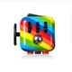 Антистрес Іграшка Fidget Cube Фіджет Куб для Зняття Стресу Веселка (00648) - зображення 2
