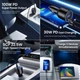 Автомобільний зарядний пристрій Ugreen 130W (2xType-C 100w + USB) - зображення 3