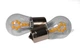 Светодиодная лампа StarLight T25 18 диодов SMD 3030 12V 1.5W AMBER в стеклянной колбе - изображение 2