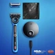 Мужская бритва с подогревом Gillette Labs Bugatti Limited Edition 1 станок 6 картриджей и зарядное устройство - изображение 3