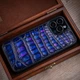 Чохол накладка зі шкіри крокодила Crocсo для Samsung S24 Plus пофарбований | Фіолетовий - зображення 6