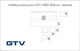 Мебельная ручка GTV ARES L=335мм черная (UA-ARS320-20) - изображение 2