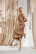 Женское платье 2451 ТМ Triko Bakh 42-44 кофейный (2451_coffee_1) - изображение 2