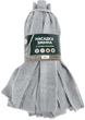 Насадка для швабры Eco Fabric из полосок микрофибры 160 г Серая (EF-0160-MS) - изображение 1