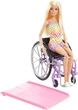 Кукла Барби Модница Блондинка на инвалидной коляске Barbie Fashionistas Doll with Wheelchair & Ramp, Blonde Hair 194 (HJT13) - изображение 1