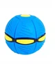 Складаний м'яч трансформер з підсвічуванням Toytoy Тарілка Flat Ball Disc синій - зображення 2