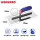 Гладилка зубчаста WORKPRO 8*8 мм, 280×130 мм, нержавіюча сталь, м'яка ручка PRO WP323002 - зображення 2