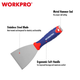 Шпатель ударный WORKPRO 40 мм, нержавеющая сталь, мягкая ручка PRO WP321009 - изображение 2