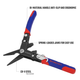 Плоскогубцы-клещи 2-в-1 WORKPRO 200 мм CR-V PRO PLUS WP231084 - изображение 2