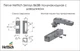 Петля Hettich Sensys 8638і полунакладная с доводчиком для алюминиевых фасадов 19 мм, угол открывания 95 градусов никель (9072525) - изображение 3
