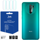 Zestaw szkieł hybrydowych 3MK Lens Protect na aparat Xiaomi Redmi 9 4 szt (5903108298292) - obraz 1