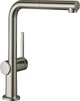 Смеситель кухонный HANSGROHE Talis M54 сталь 72809800 с выдвижным изливом - изображение 1