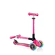 Дитячий триколісний самокат Globber Junior Foldable Lights Fuchsia (437-110) - зображення 4