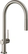 Смеситель кухонный HANSGROHE Talis M54 сталь 72800800 с выдвижным изливом 2jet - изображение 1
