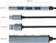 USB-хаб Dynamode USB 3.0 Type-A на 4 порти: 1 x USB 3.0 3 x USB 2.0 метал темно-сірий (DM-UH-312) - зображення 8