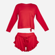 Piżama (spodenki + bluza) DKaren Set Ronnie XS Red (5903251469631) - obraz 3