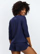 Piżama (spodenki + bluza) DKaren Set Edith 2XL Navy Blue (5903251469501) - obraz 2