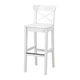 Стілець барний IKEA INGOLF білий 001.217.66 - зображення 1