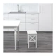 Табурет IKEA INGOLF белый 001.522.82 - изображение 5