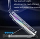 Охлаждающая подставка для ноутбука 15-21 дюймов Ice Coorel N10 RGB - изображение 7