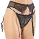 Пояс для панчохів жіночий мереживний Felisiya Lingerie Чорний 301-170/101 L - зображення 8