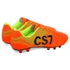 Бутси футбольні дитячі Zelart Yuke CR7 8003-1 розмір 40 Orange-Green - зображення 4