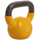Гиря чавунна з вініловим покриттям Zelart 2680-12 12 кг Yellow - зображення 3