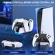 Зарядка для джойстика PS5 Chargings Station BebonCool Станція для PlayStation 5 PS5 DualSense на 2 геймпади з LED RGB підсвічуванням Білий - зображення 3