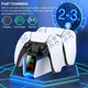 Зарядка для джойстика PS5 Chargings Station BebonCool Станція для PlayStation 5 PS5 DualSense на 2 геймпади з LED RGB підсвічуванням Білий - зображення 10