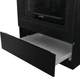 Плита Gorenje електрична склокерамічна, 71л, 60x60см, дисплей, програматор, приготування з паром, чорний матовий - зображення 6