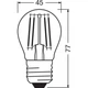 Лампочка Osram LED CL P60 5,5W/827 230V FIL E27 (4058075434882) - изображение 3