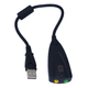 Внешняя звуковая карта UKC 5HV2 (USB sound card) с разъёмами 3,5мм - изображение 1