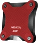 SSD диск ADATA SD600Q 240GB 2.5" USB 3.2 3D NAND Red (D600Q-240GU31-CRD) External - изображение 2
