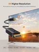 ​Кабель CableCreation CD0757 Type-C to DisplayPort 1.4 Black - изображение 3