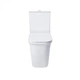 Унітаз Nando напольний Rimless 620х345х800 мм із сидінням Slim Duroplast/ Soft-close/ Quick relase White Qtap - зображення 2