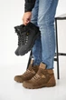 Чоловічі кросівки шкіряні зимові чорні розмір 40 FV_002697 - изображение 20