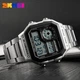 Мужские водостойкие спортивные тактические часы Skmei Ripple Silver 1335S Store - изображение 5