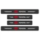 Защитная пленка для порогов с логотипом TOYOTA (комплект 4шт.) Carbon - изображение 7