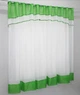 Гардина арка на кухню VR-Textil № 110к белый с темно-салатовым 280х170 см (52-0239) - изображение 2