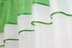 Гардина арка на кухню VR-Textil № 110к белый с темно-салатовым 280х170 см (52-0239) - изображение 3