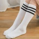 Гольфы детские белые с полосками One Size - изображение 2