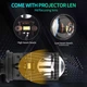 BI-LED міні-лінзи H4 25/35W. Комплект світлодіодних лінз HeadLight Y6D - зображення 3